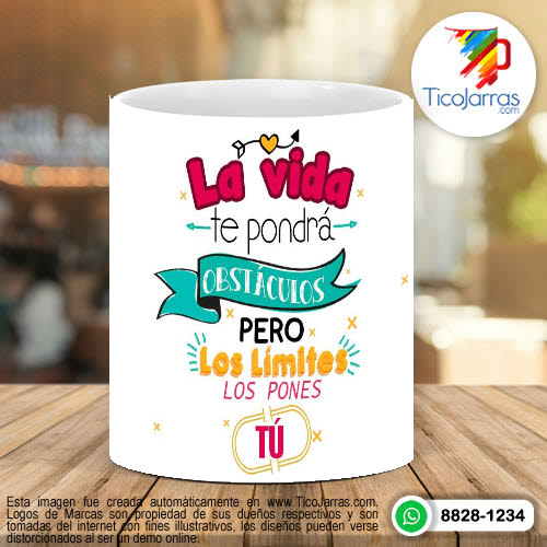 Tazas Personalizadas en Costa Rica La vida te pondrá obstáculos