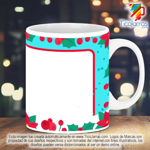 Diseños Personalizadas Taza Navideña