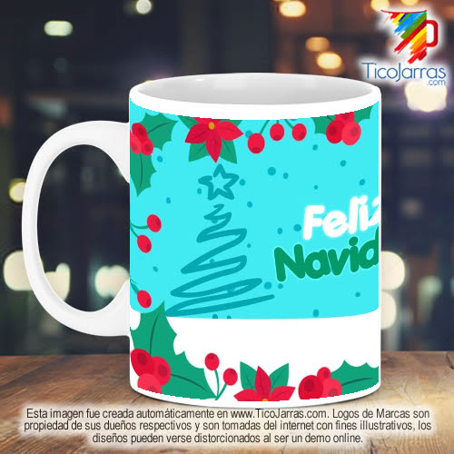 Tazas Personalizadas en Costa Rica Taza Navideña