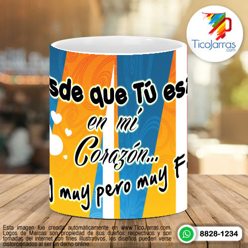 Tazas Personalizadas en Costa Rica soy muy pero muy feliz