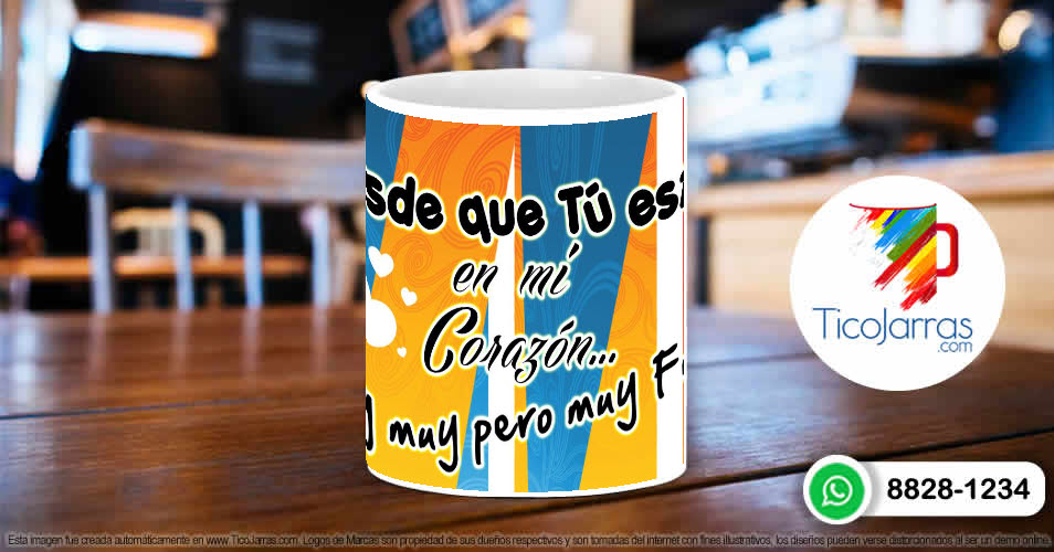 Tazas Personalizadas en Costa Rica soy muy pero muy feliz