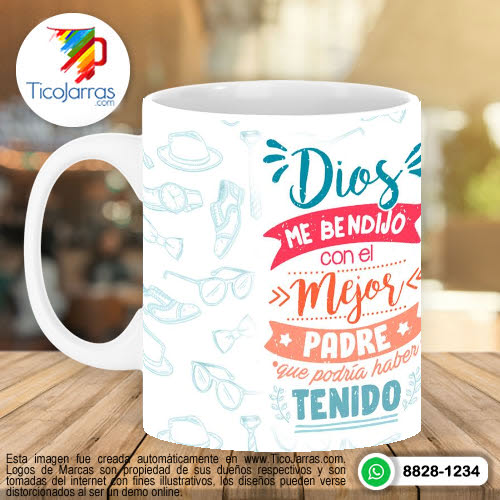 Jarras Personalizadas Feliz Día del Padre