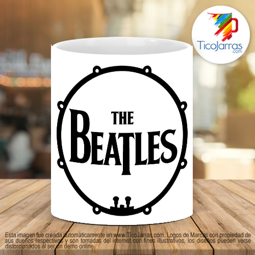 Tazas Personalizadas en Costa Rica The Beatles Logo