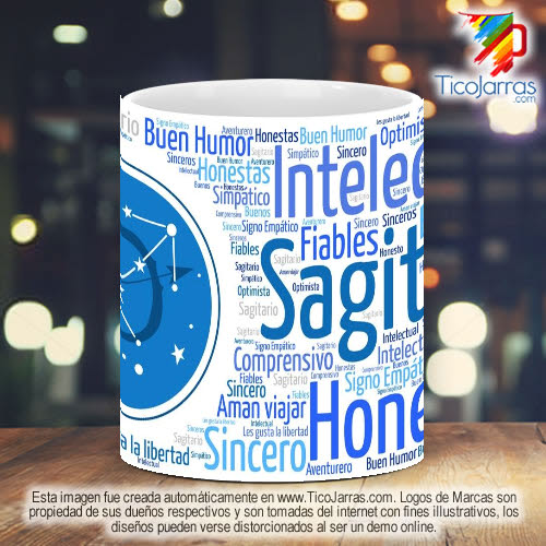 Tazas Personalizadas en Costa Rica Signo Zodiacal Sagitario