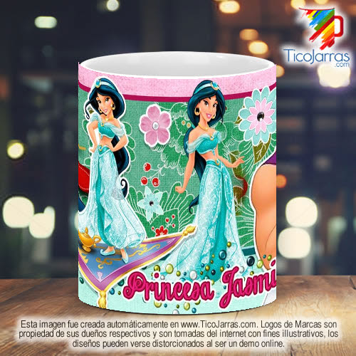 Tazas Personalizadas en Costa Rica Princesa Jazmín