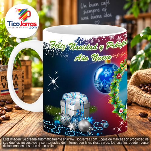Taza Navideña y prospero Año Nuevo - imagen 3