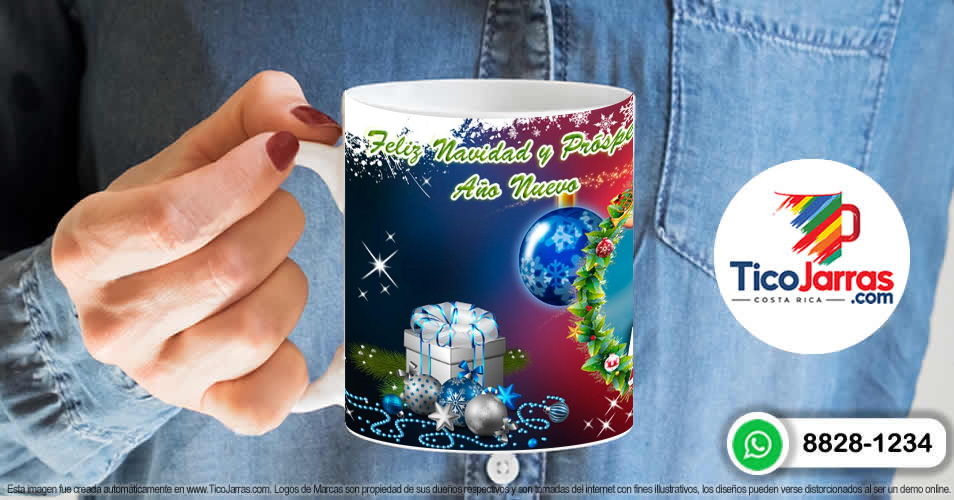 Taza Navideña y prospero Año Nuevo - imagen 6