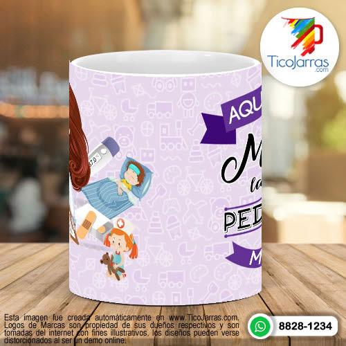 Tazas Personalizadas Aquí Toma la Mejor Pediatra