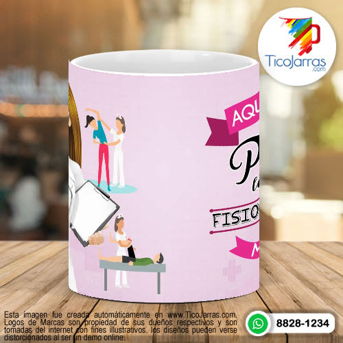 Tazas Personalizadas Aquí Toma la Mejor Fisioterapeuta