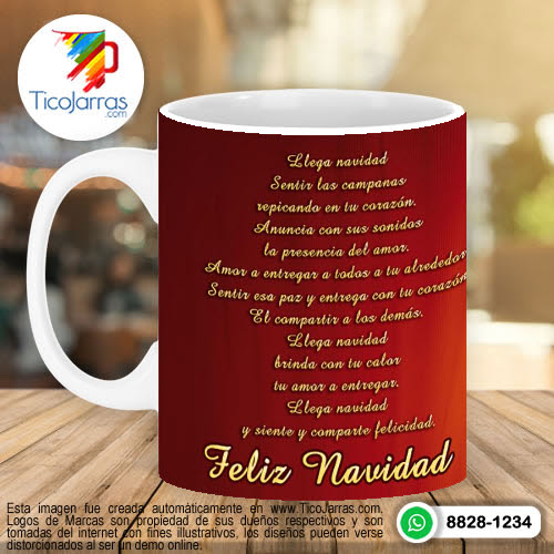 Jarras Personalizadas Taza de Navidad