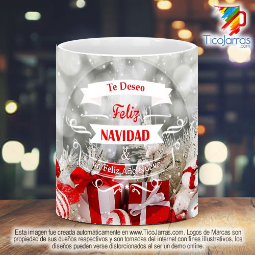 Tazas Personalizadas en Costa Rica Taza Navideña