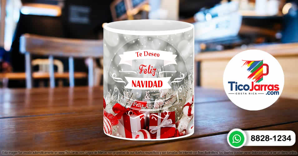 Taza Navideña - TicoJarras