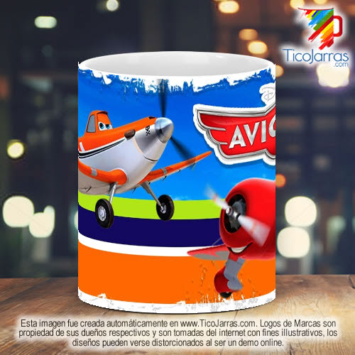 Tazas Personalizadas Taza Diseños Infantiles - Aviones