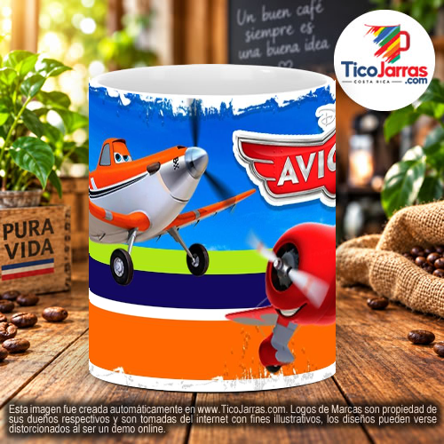 Taza Diseños Infantiles - Aviones - imagen 2