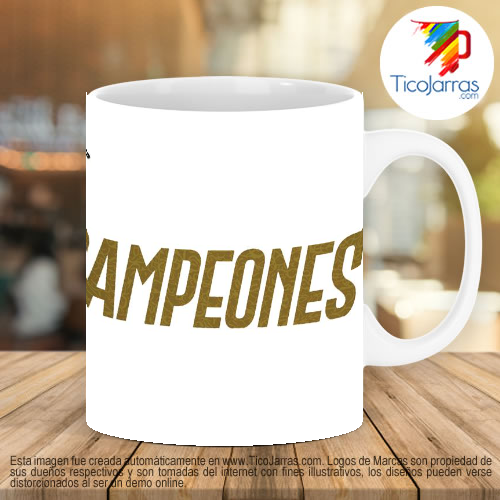 Tazas Personalizadas en Costa Rica Herediano Campeones