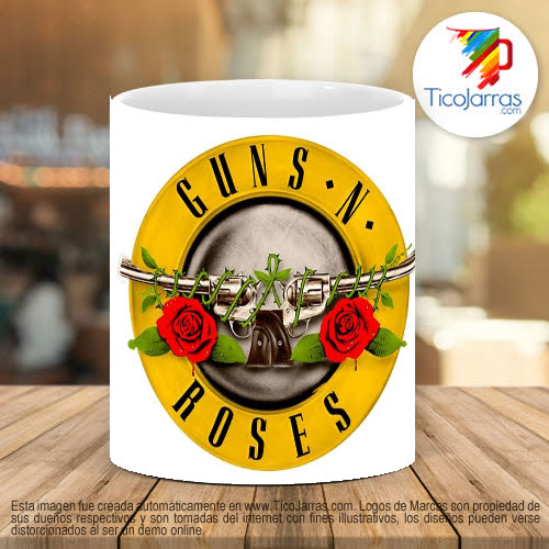 Tazas Personalizadas Guns and Roses