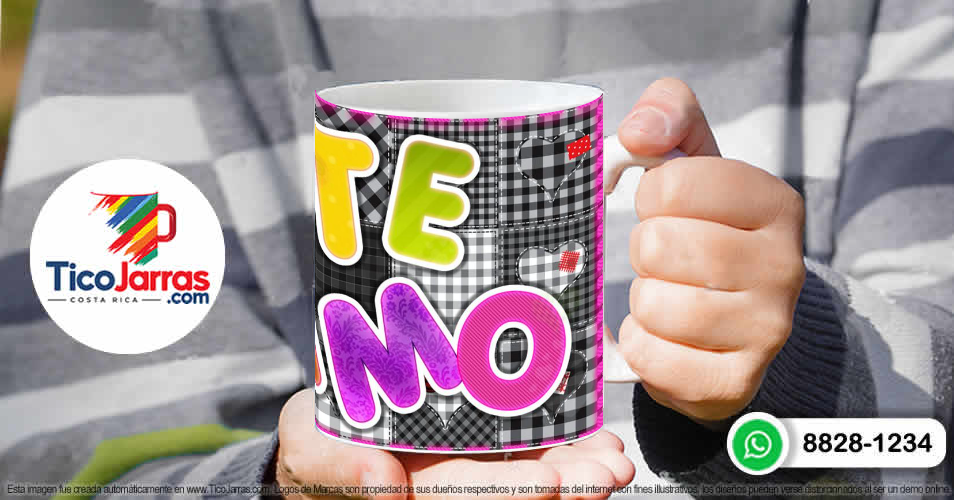 Te amo, con foto personalizada - TicoJarras