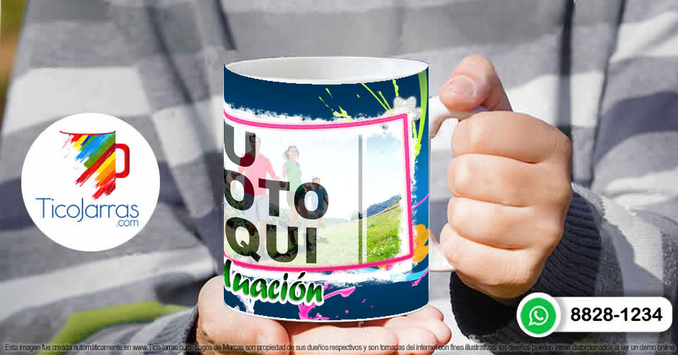Tazas Personalizadas en Costa Rica Recuerdo de mi Graduación