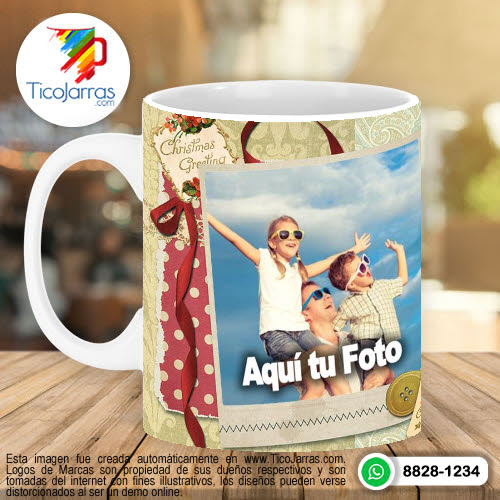 Jarras Personalizadas Taza de Navidad