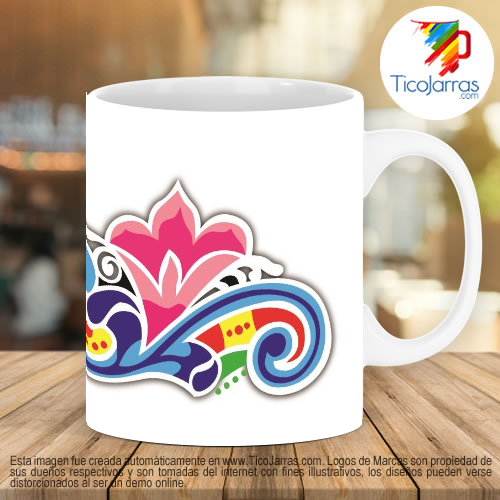 Diseños Personalizadas Taza típica de Costa Rica