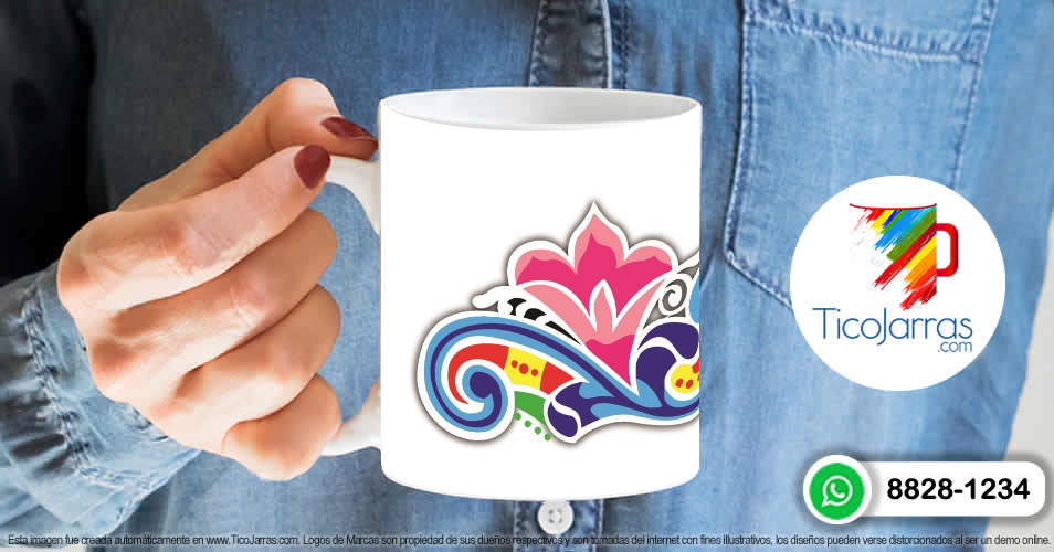 Artículos Personalizados Taza típica de Costa Rica