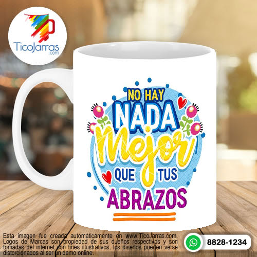 Jarras Personalizadas No hay nada mejor que tus abrazos