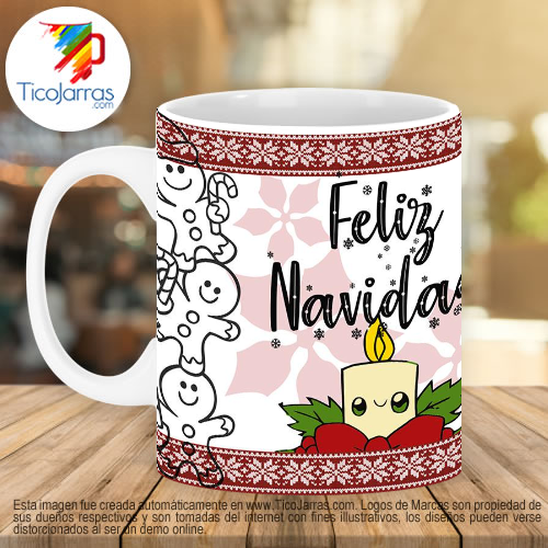 Jarras Personalizadas Taza de Navidad