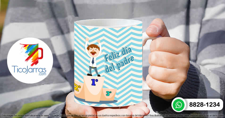 Tazas Personalizadas en Costa Rica Eres el Numero 1 Papá