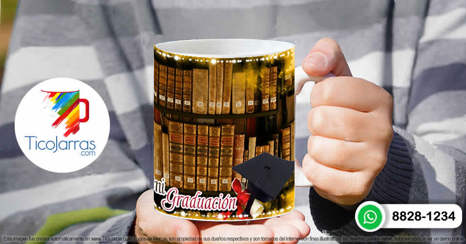 Tazas Personalizadas en Costa Rica Recuerdo de mi Graduación
