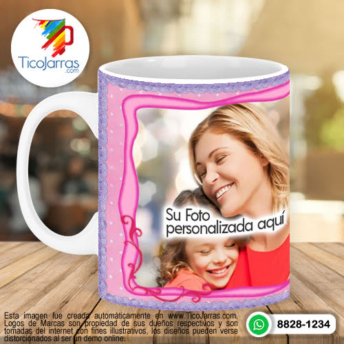 Jarras Personalizadas Feliz Día Mami