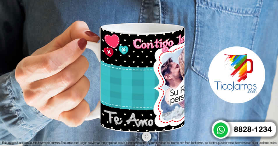 Artículos Personalizados Contigo la Felicidad sí Existe