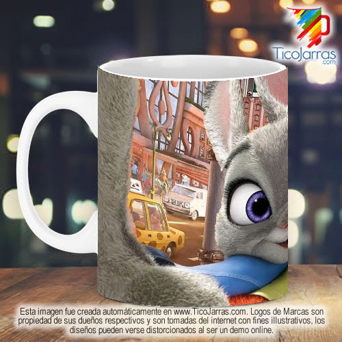 Jarras Personalizadas Zootopia Judy Hopps