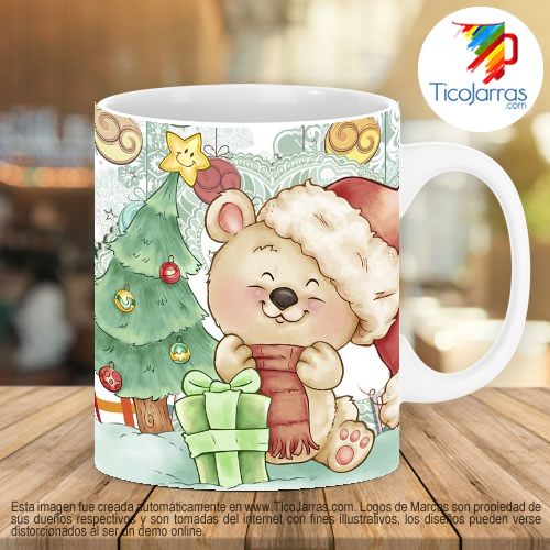 Diseños Personalizadas Feliz Navidad - Ositos