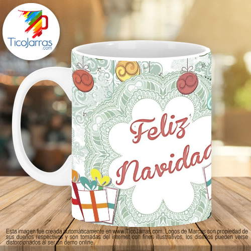 Tazas Personalizadas en Costa Rica Feliz Navidad - Ositos