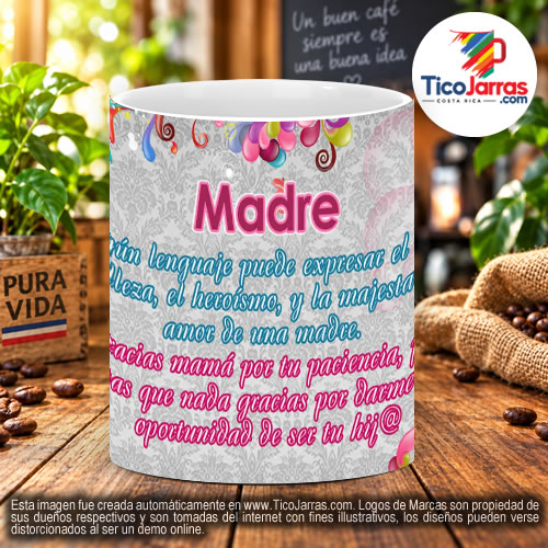 Madre mensaje - TicoJarras