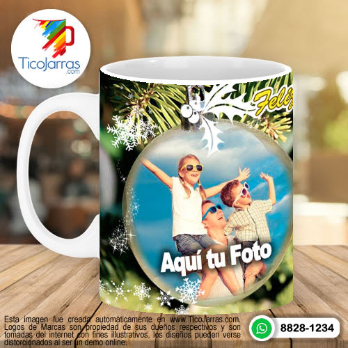 Jarras Personalizadas Taza de Navidad