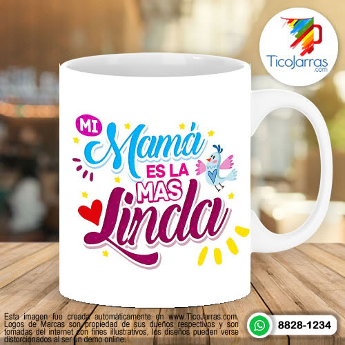 Tazas Personalizadas en Costa Rica Mamá es la más Linda