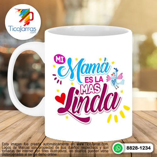 Jarras Personalizadas Mamá es la más Linda