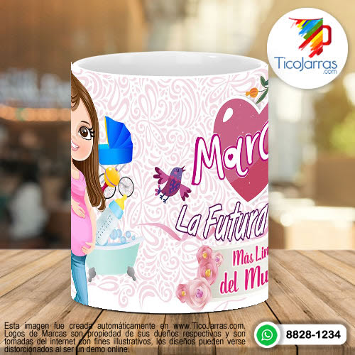 Tazas Personalizadas Futura Mamá