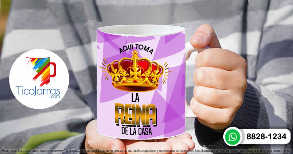 Tazas Personalizadas en Costa Rica Aquí Toma la Reina