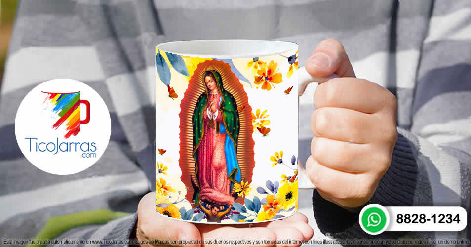 Tazas Personalizadas en Costa Rica Virgen de Guadalupe