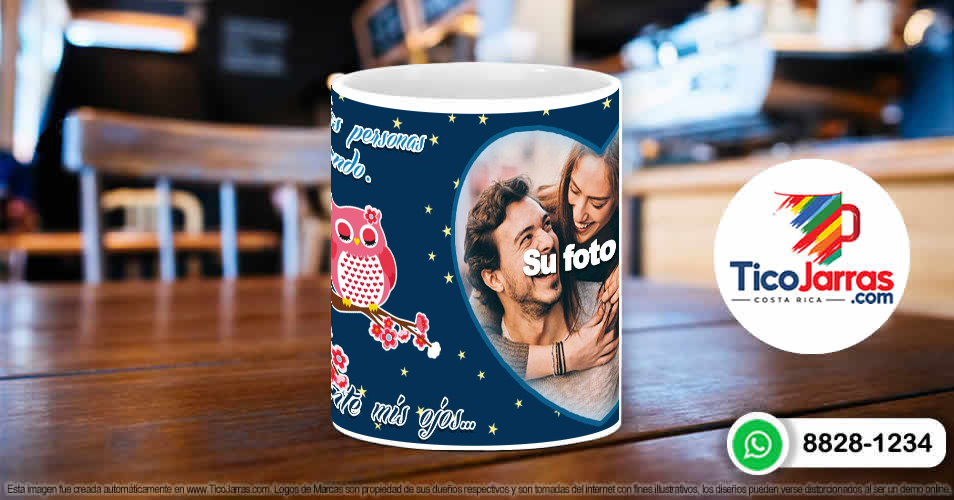 Te amo, tema lechuzas, con foto personalizada - imagen 5