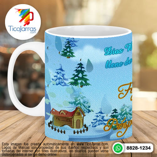 Jarras Personalizadas Taza de Navidad