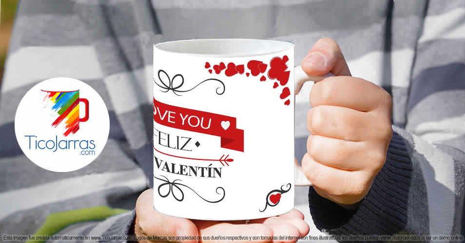 Tazas Personalizadas en Costa Rica I love you