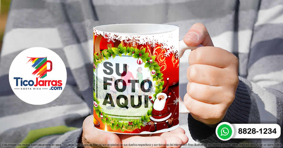 Taza de Navidad - TicoJarras