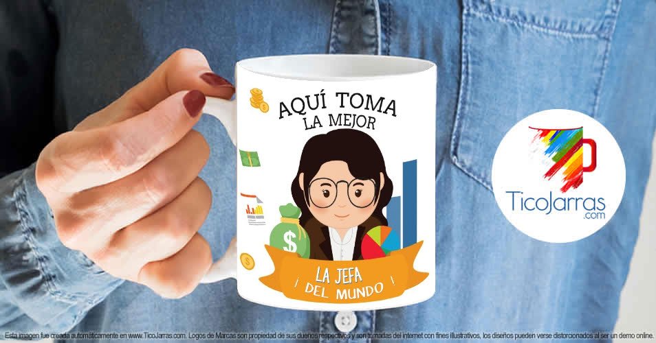 Tazas Personalizadas en Costa Rica La Mejor Jefa del Mundo