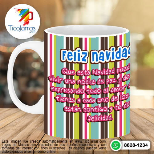 Jarras Personalizadas Taza de Navidad