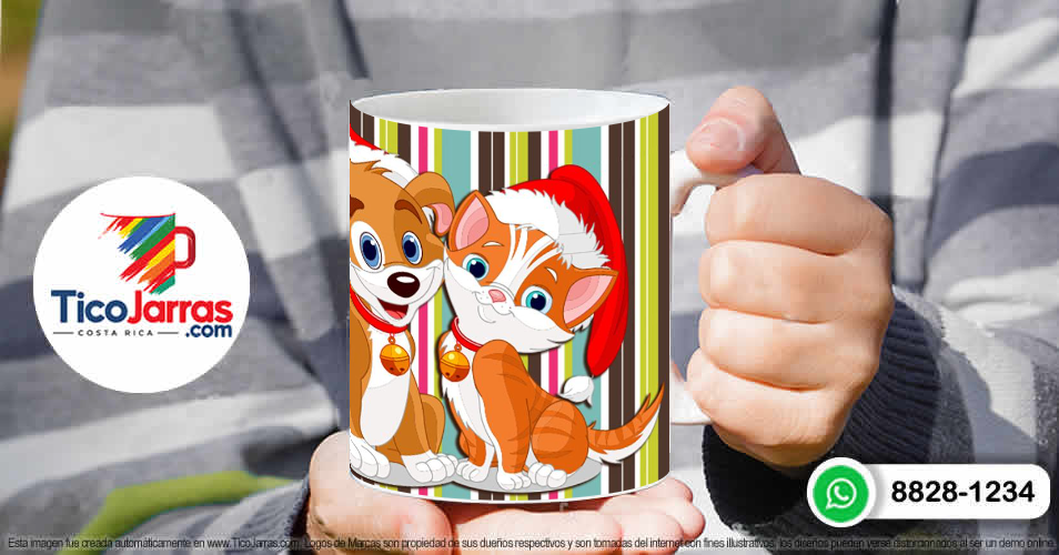 Taza de Navidad - TicoJarras