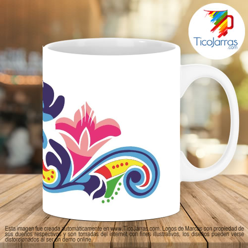 Diseños Personalizadas Taza típica de Costa Rica