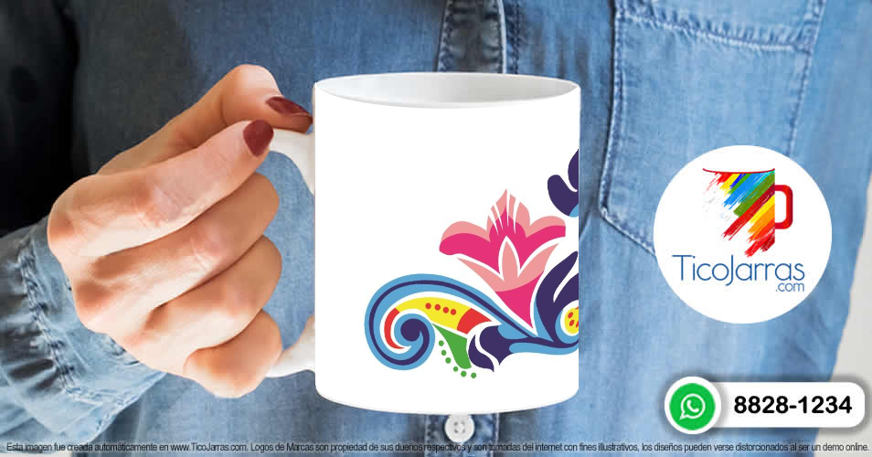 Artículos Personalizados Taza típica de Costa Rica